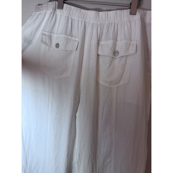 NIC+ZOE Paper White Rumba Park Wide-Leg Ankle Pant Size 18 NWT - Picture 7 of 16